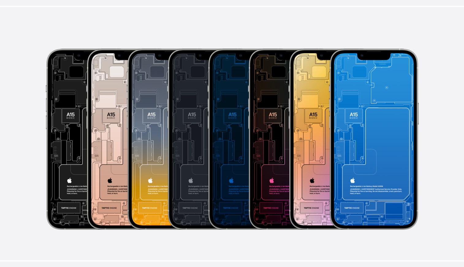 iPhone 13 透视图风格壁纸